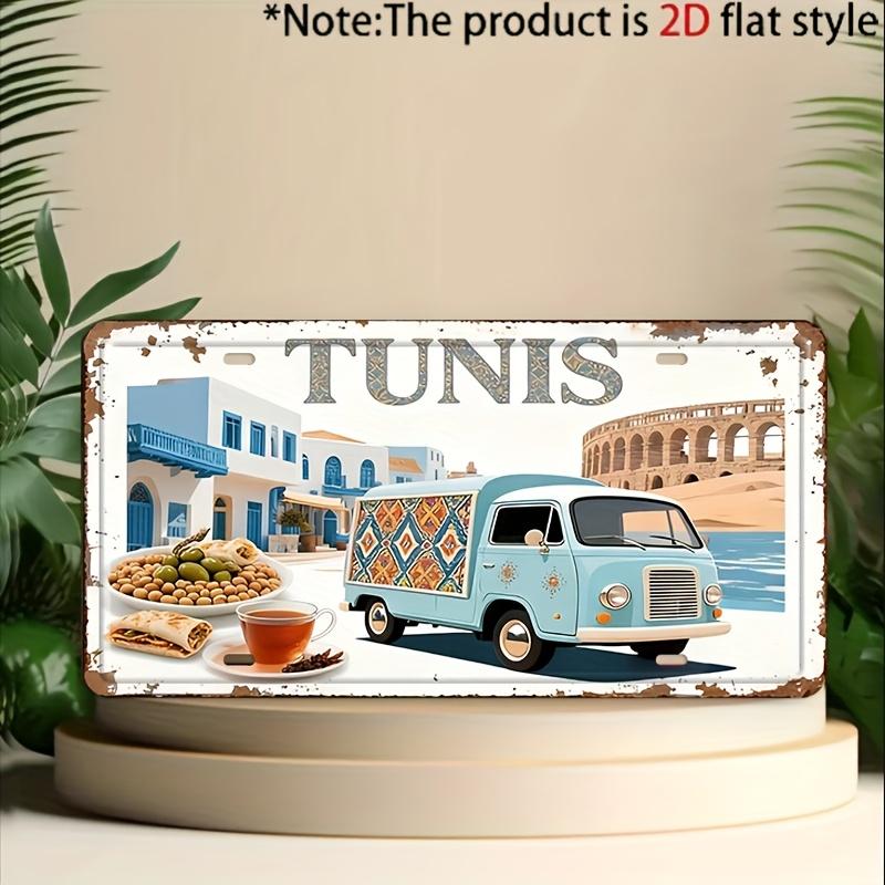 

D Fla Only Decorative Items Available pc Vintage Tunisian Metal Decorative Plaque And Ornament Rustic Style Wall Decor 15x30cm(5.9x7.8inch)