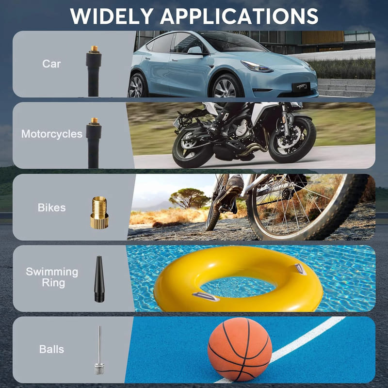 Kabellose Hand-Auto-Luftpumpe Tragbare Auto-Luftpumpe Reifen Intelligent Digitalanzeige Multifunktionsbeleuchtung Kann als Powerbank verwendet werden