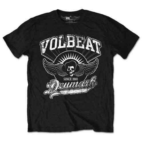 Volbeat Rise from Denmark T-Shirt Black New Unisex T-Shirt