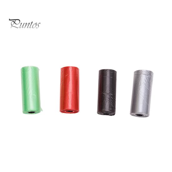 Pet Supplies 4Rolls/60Pcs Dog Bags Solid Color Leak-proof Cats Eco-friendly Waste for Home Pets