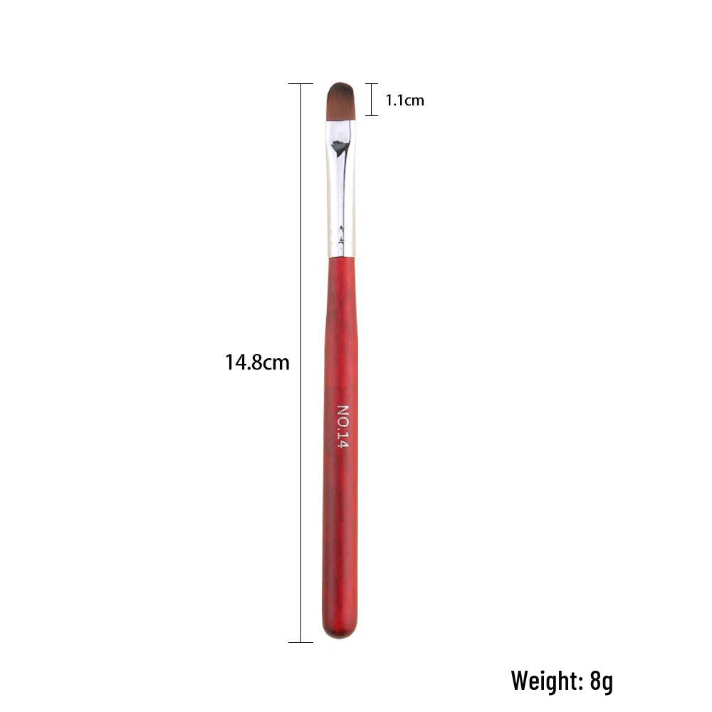 

Двусторонняя кисть из палисандра для фототерапии и нейл-арта и дотс