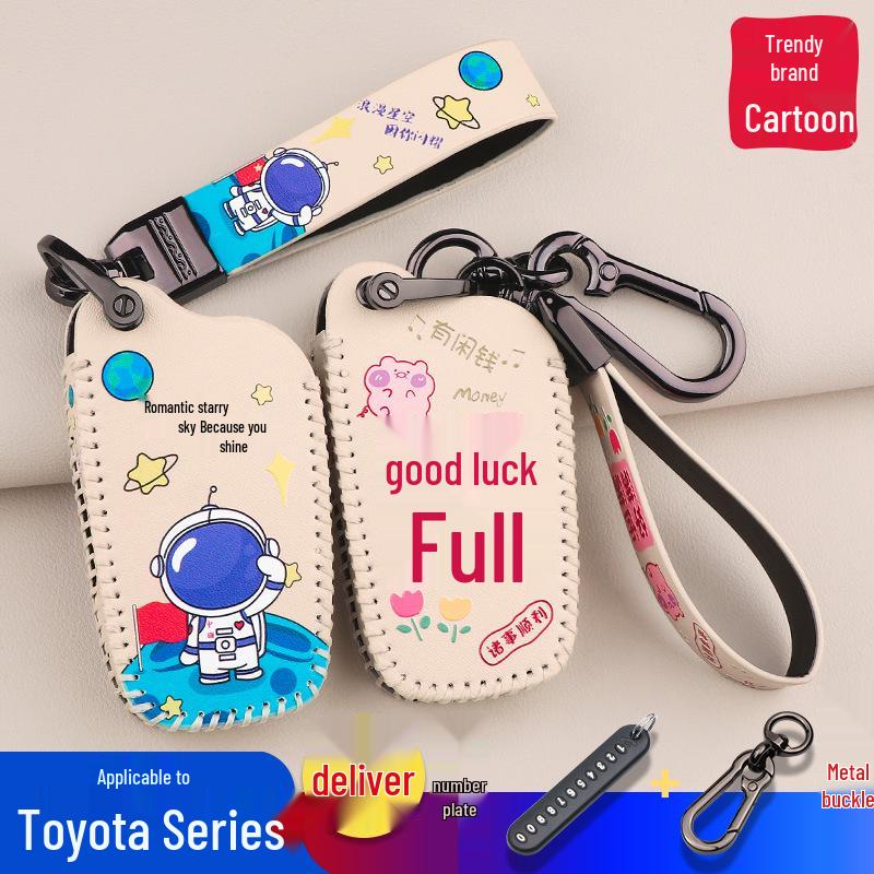 Compatible Key Case for 2022 Toyota bZ4X and RAV4 New Energy Dual Engine E+