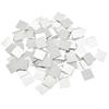 100Pcs Self-Adhesive Real Glass Mini Square Mirror Mosaic Tiles Stickers Bathroom DIY Handmade Craft Home Decoration 10mm/20mm