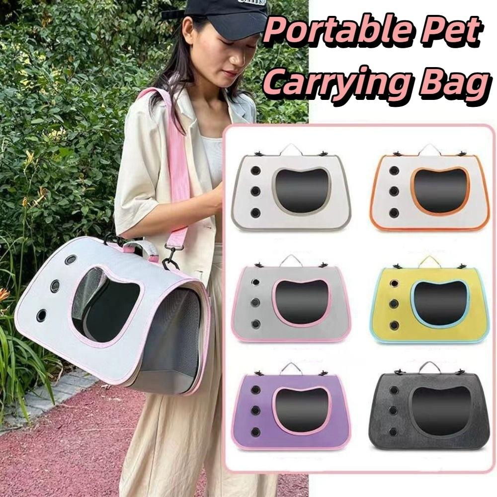 Multi Functional Pet Outing Bag Breathable Foldable Cat Bag  Outdoor Activities