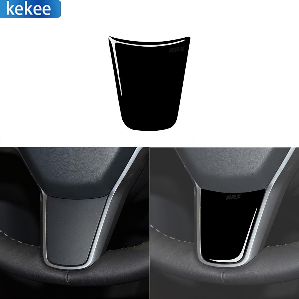 

Для Tesla Model Y 2020 + Модель 3 2017-2022 Фортепиано, черный руль, подбородочная панель, аксессуар для украшения интерьера автомобиля