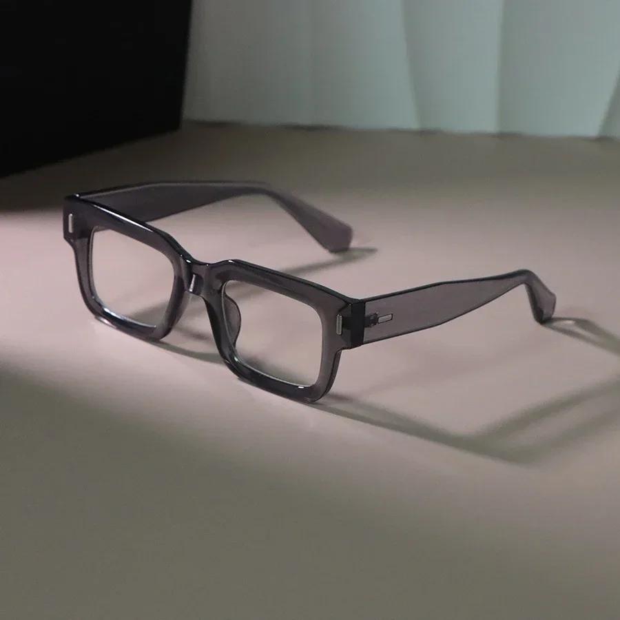 Square Anti Blue Light Glasses Fashion Retro Classic Women Men Computer Gaming Eye Protection Plain Spectacles