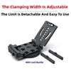 Pack of 3 Magnetic Belt Clasps Clips Adjustable Lock Snapped On for Tool in 43mm 55mm 66mm Silicone Wrap Magnetic Suction