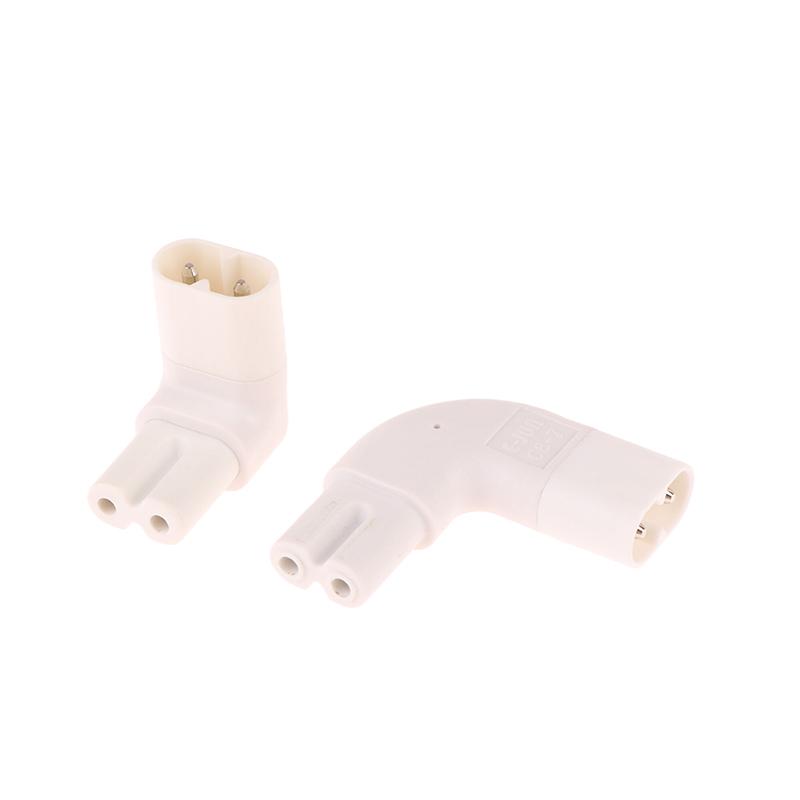 Drucker Projektor Stromverlängerungskabel Konverter IEC 320 2-Pin C7 Buchse zu C8 Stecker Rechtwinklig AC-Netzteil