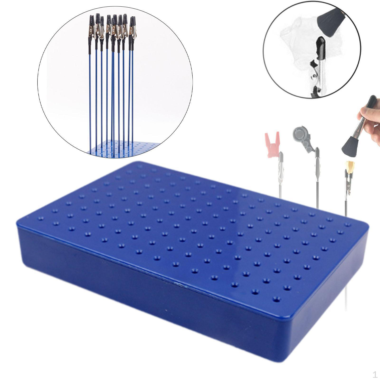 

Подставка-основание с клипсами для демонстрации фотографий и моделей синий