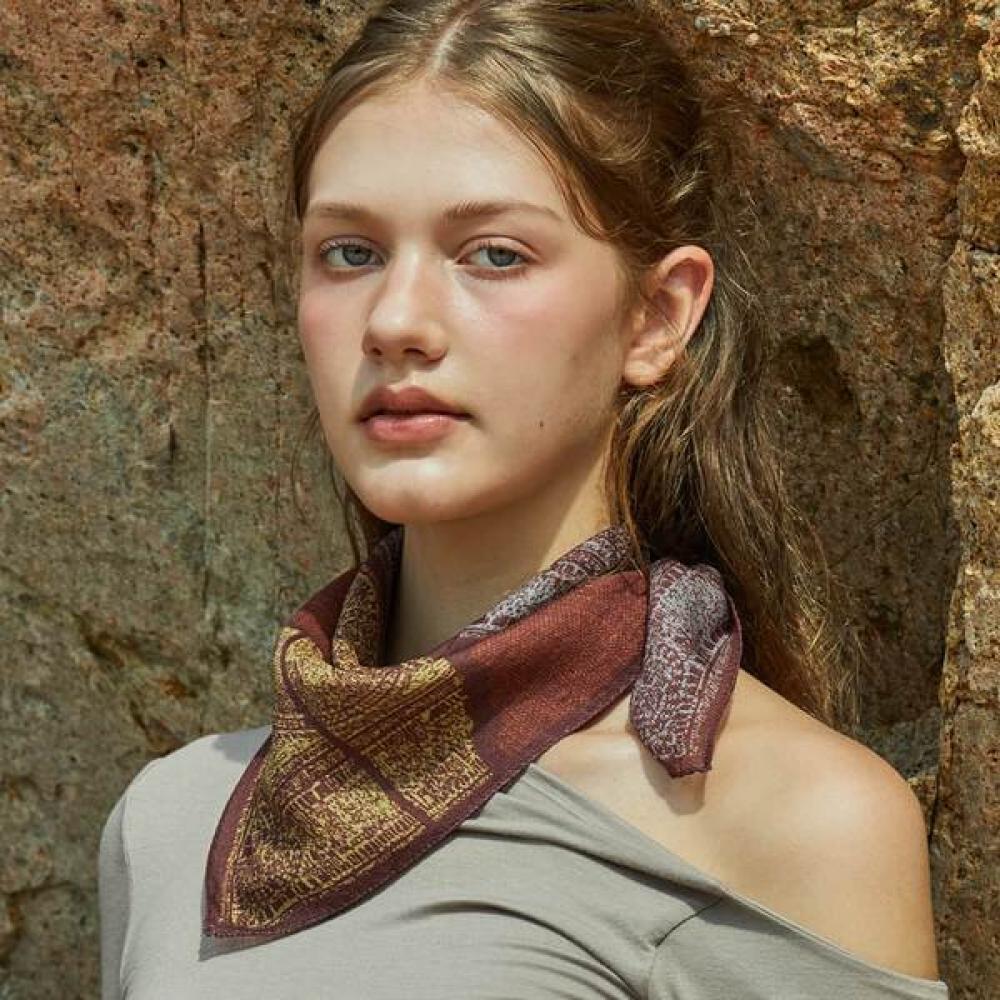 Ana Maison Silk Wool Petit Scarf Pmpsw 1428