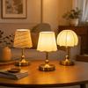 Touch Control LED Schreibtischlampe Nordischer Stil Gold Nachttischlampe Atmosphärenlampe Restaurantgebrauch