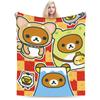 Rilakkuma Korilakkumas  Blanket Quality Super Soft  Throw Blanket Winter Boy Girl Couch Bed Aesthetic Bedspread