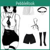 Reze Chainsaw Man Anime Cosplay Cosplay Costume Bomb Shirt Outfits Tie Short Neck Ring Reze Wig Halloween Clothing For Girls