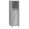 VidaXL Bathroom Cabinet Sonoma Grey 30x30x100 Cm 831554