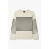 Men S Linen Blend STripe T ShirT A516326011