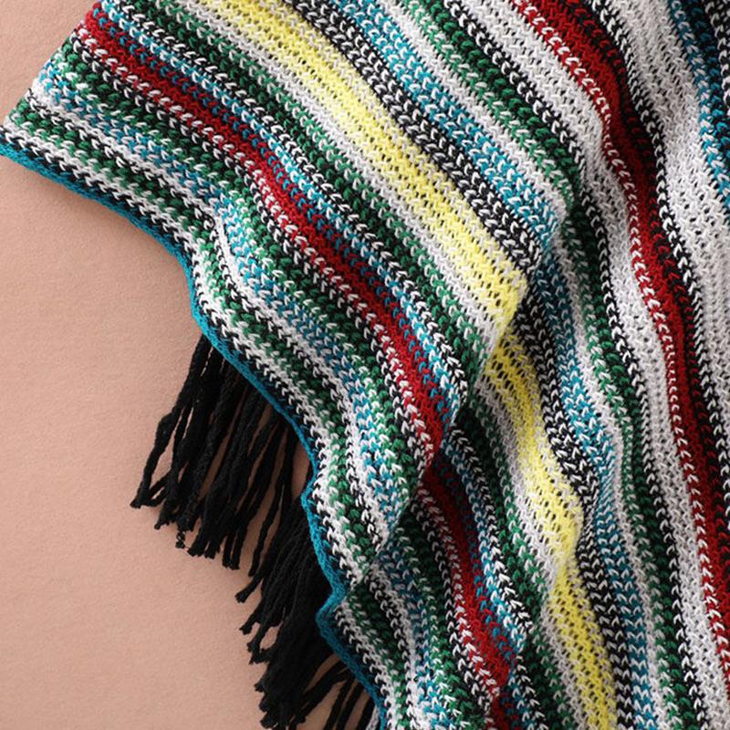 Herbst frauen Süße Quaste Mantel Schal Pullover Jacke frauen Absicherung Lose Gestrickte Temperament Gestrickte Casual Schal