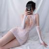 Summer New Solid Color Sundress Hollow Out Sexy Spaghetti Strap Bodycon Mini Dress Women Tank Club White Party Camisole Dresses
