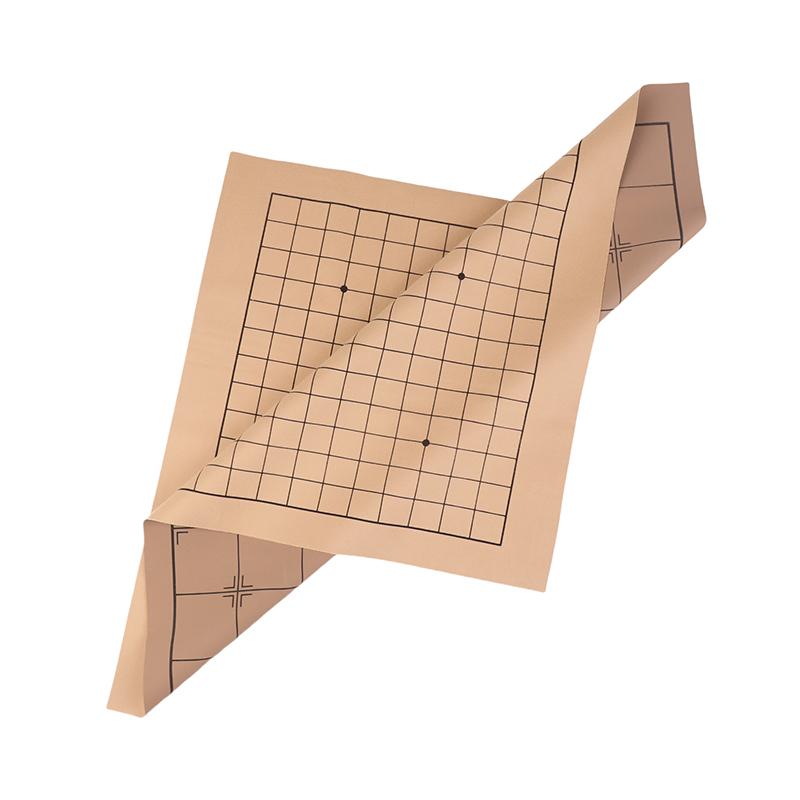 Foldable Go Game Chessboard Weiqi Checkerboard Board Game For 53*61Cm Double-Sided Pu And Plush Checkboard Old Game