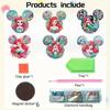 6Pcs Mermaid Series Diamond Art Fridge Magnet Diamond Painting Refrigerator Magnet DIY Fridge Stickers for Fridge Whiteboards