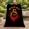 Galatasaray Blanket Flannel Blanket Soft Cozy Plush Throw for Sofa Bed Lightweight Home Decoration Gifts for Christmas Various Holidays