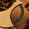 Rotatable Crescent Desktop Calendar 7.87x7.87in Holiday Table Decor  Living Room Decor