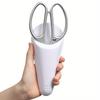 1pc Magnetic Scissors Rack for Refrigerator Wall-Mounted Plastic Storage Organizer with Strong Magnetic Back Plate Space-Saving Kitchen Tool Holder