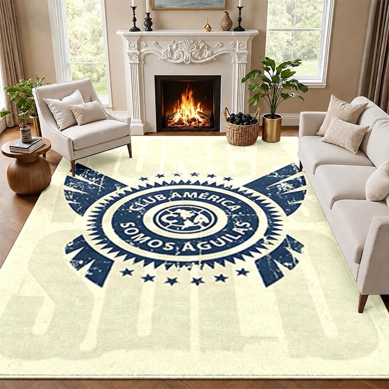 Club America Carpet Door Mat for Living Room or Bedroom Protective Mat Under Chair Office Decoration Christmas Gift Birthday Present