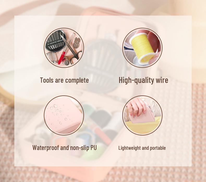 High-Quality Portable Needle & Thread Sewing Kit: Practical Mini Set for Home or Dormitory Mending