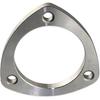 2" 3 Bolt Exhaust Flange Exhaust Gasket Exhaust Flange Connection Kit Fit for 51mm Exhaust Stainless Bros SS304-1 Pcs Flange and 1 Pcs Gasket