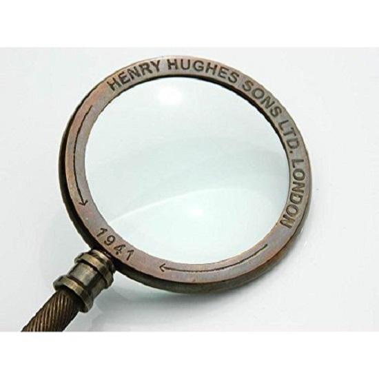 

Лупа Full Brass Henry Hughes London Ltd.1942-Ручне збільшувальне скло