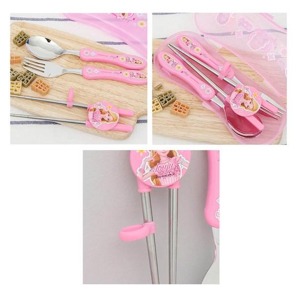 Secret Jouju All-Star Spoon Fork Case Set SJK-K0134, Pink, 1 Set, Select This Product, Korean Popular Tableware