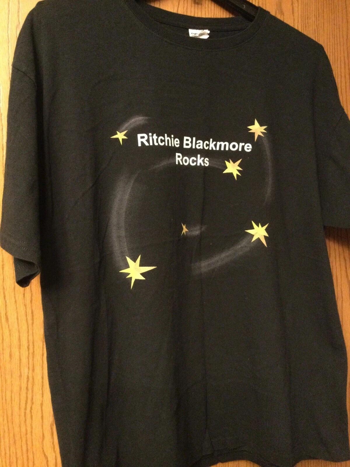 Ritchie Blackmore Rocks Black Shirt All size shirt B2199 M