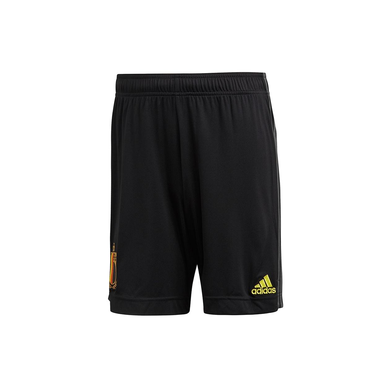 adidas RBFA H SHO European Cup Belgium National Team Home Soccer/Football Sports Shorts Black Men s EJ8554 S