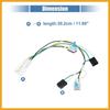 Overhead Console Map Light Wiring with Switches for Dodge for Ram 1500 2500 3500 1999-2002 05013609AA 5013609AA Replacement