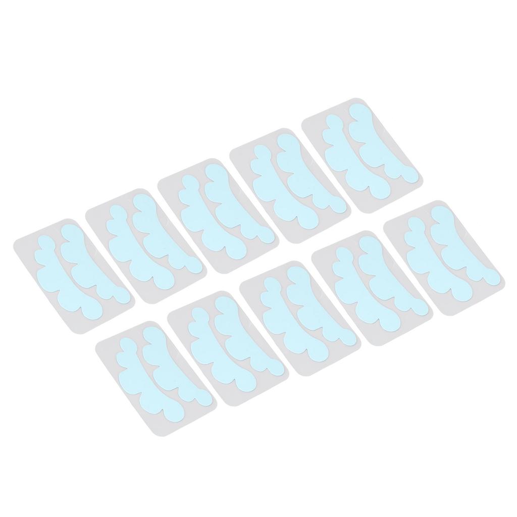 10 Pairs Silicone Eyelash Extension Under Eye Pads Arch Shape Reusable Eyelash Extension Patches