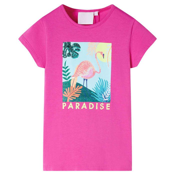 T-shirt pour enfants rose foncé 92/104/116/128/140