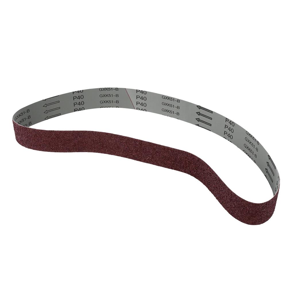 10 Pcs Sanding Belt Set 1220x50mm 40 60 80 100 120 Grit Aluminum Oxide Belt Sandpaper for Wood Metal Plastic