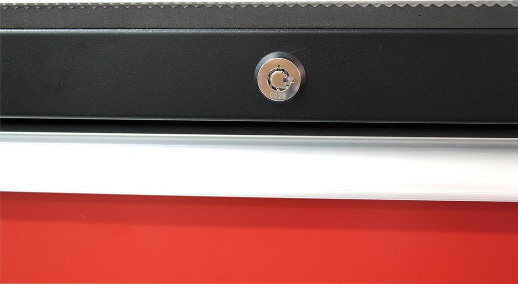 TONE Mini Roller Cabinet WSS205 Red/Black