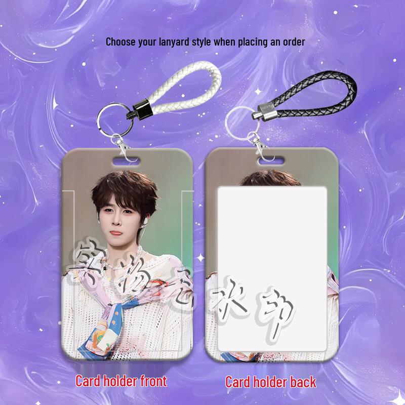 Zhuo Yuan Schiebe-Kartenhalter: Schützt Campus-, Essens-, Zugangs- und Buskarten mit Schlüsselband