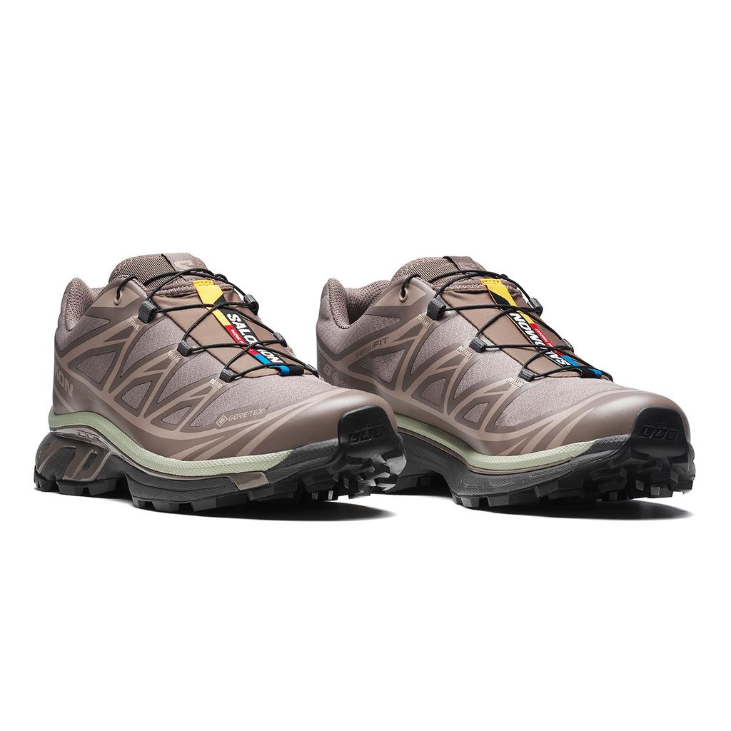 SALOMON XT-6 GORE-TEX Iron Etherea Unisex Sneaker Grau Seegras L47732600