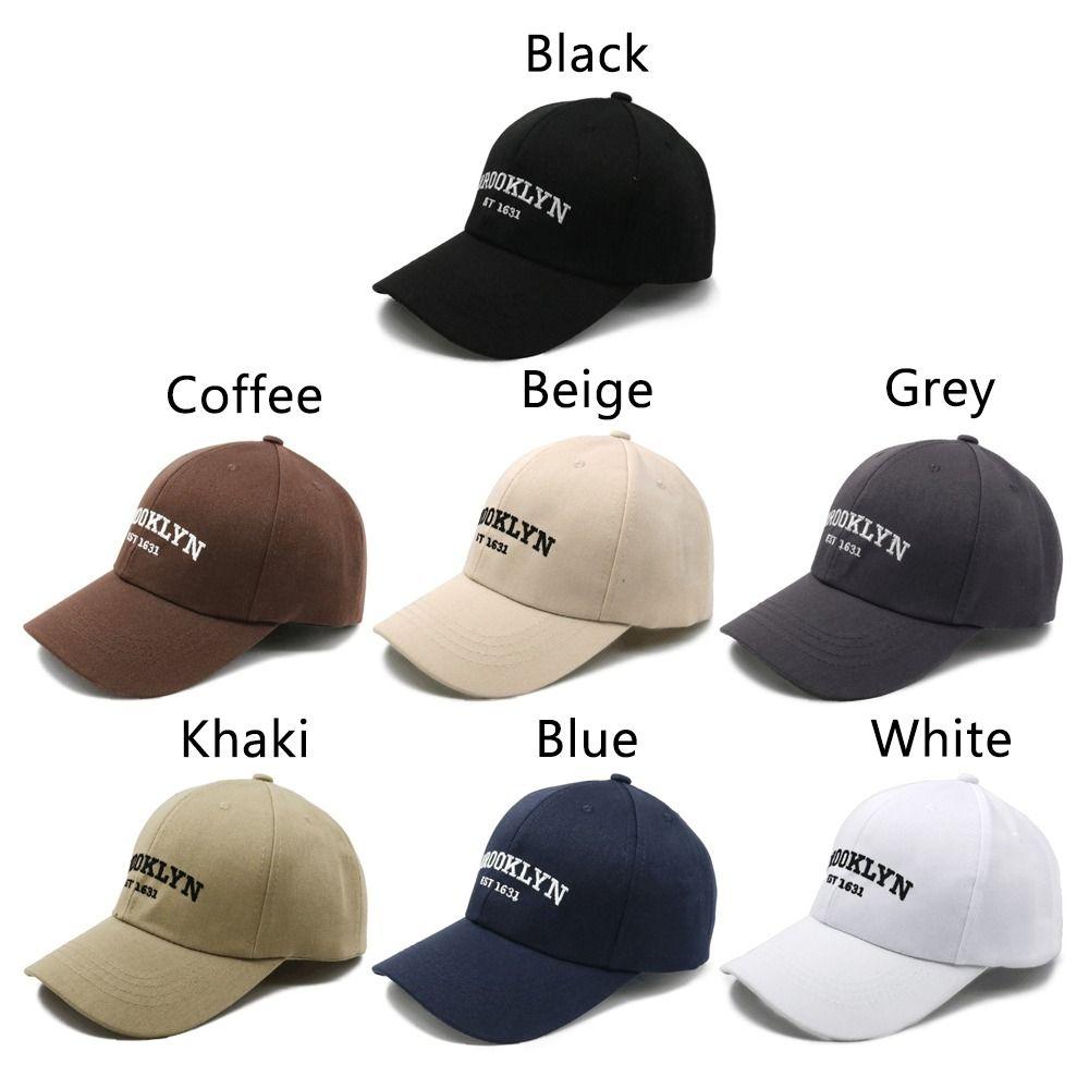 Letter Embroidered Baseball Cap High Quality Sunscreen Hat Creative Snapback Hat  Daily Wear