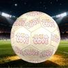 1pc Kawaii Love Cats Size 5 Soccer Ball Professional Match Training Football Indoor &Outdoor Sports Ball Training Ball Lightweight Durable Y96