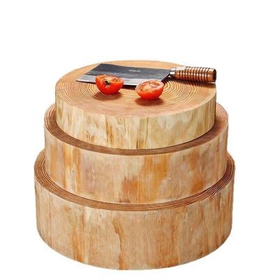 Hengxi Pine Wood Round Cutting Board