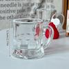 50Ml Mini Crystal Clear Beer Whiskey Glasses Durable Thickened Glasses Cute Coffee Mug Korean Sake Cups Barware Dining Bar