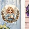 Angel Girl Theme 2D/Flat DIY Hanging Diamond Art Kits Diamond Painting Set Diamond Art Pendant Window Hanging Art for Home Decor