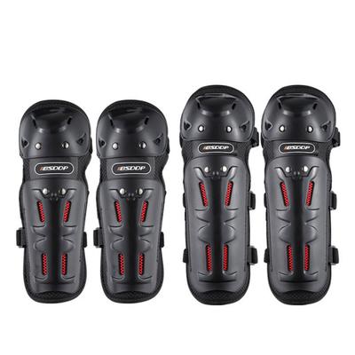 Motorcycle Atv Elbow Arm Leg Knee Shin Armor Guard Shield Cover Protector 4Pcs