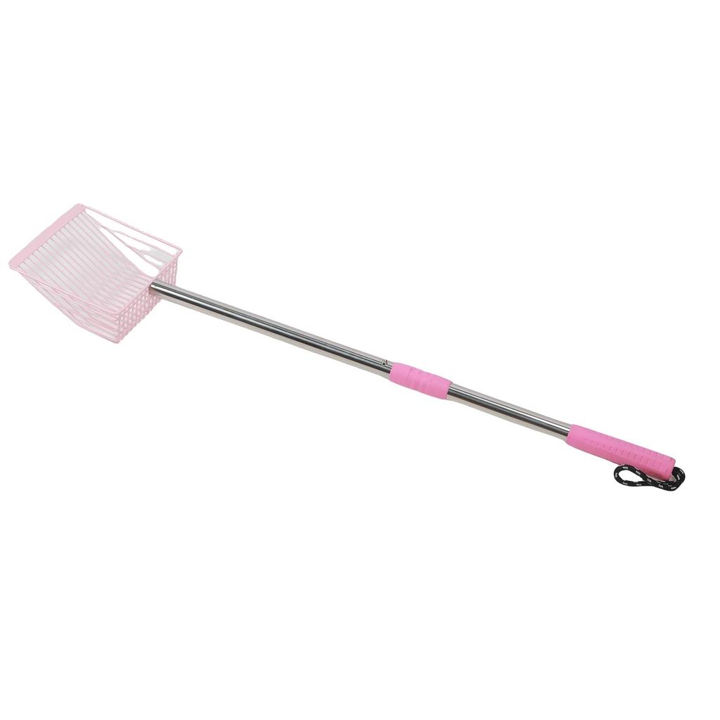 Metal Long Handle Cat Litter Scoop 3 Section Detachable Pet Poop Shovel Multifunctional Chicken Litter Scoop