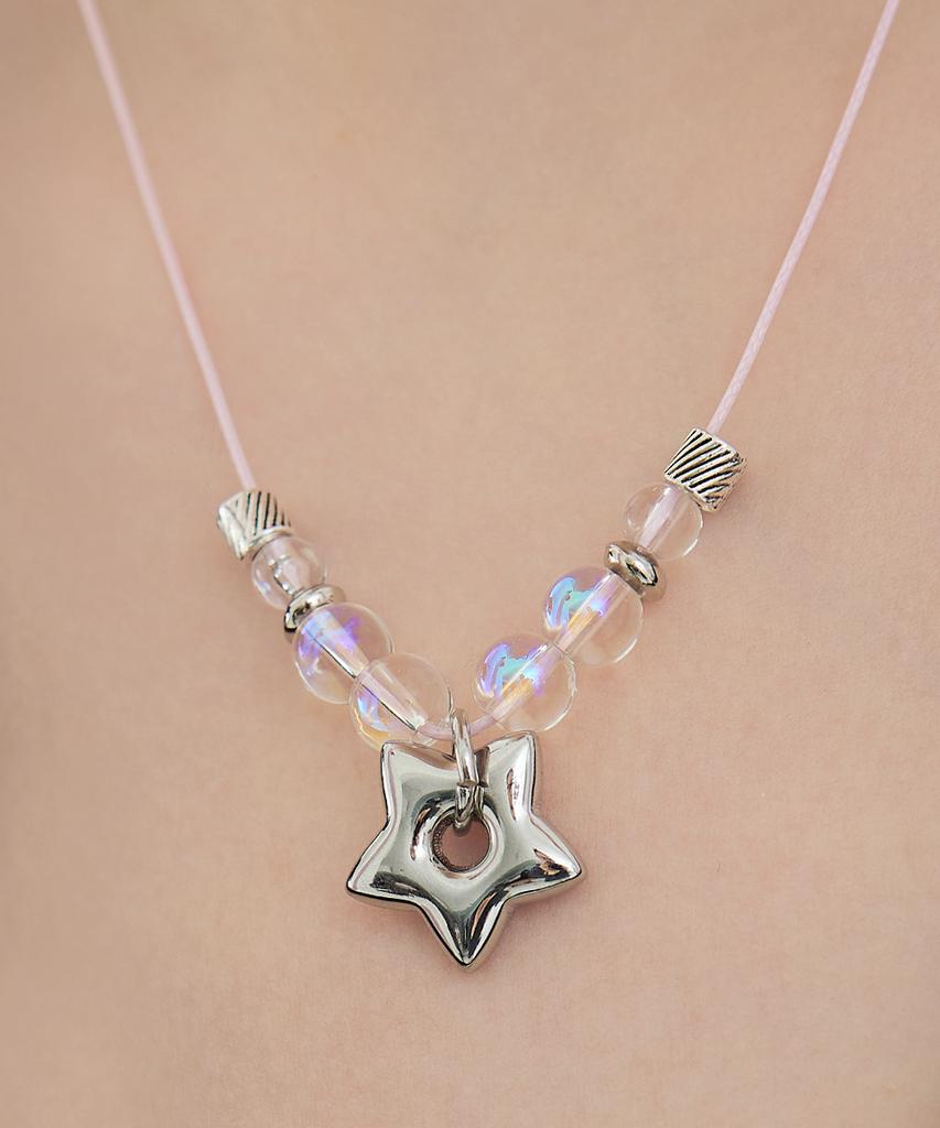 Vvv Star Aurora Beaded String Necklace