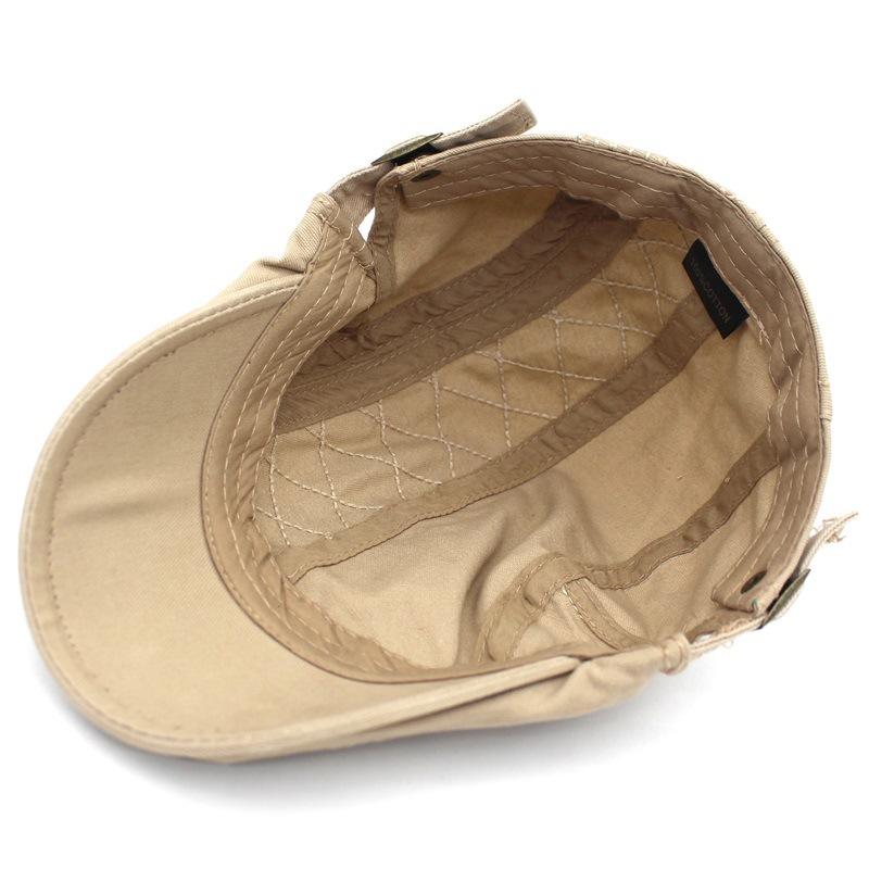 New Men'S Casual Newsboy Hat Spring And Autumn Retro Beret Hat Wild Casual Hats Unisex Wild Octagonal Cap