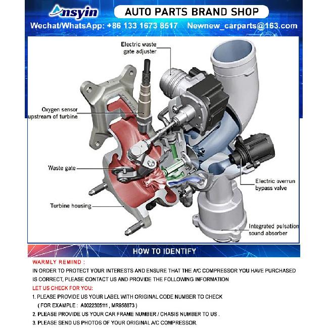 New Electronic Turbine Turbo Actuator For Hyundai KIA KONA I20 I30 39400-04500 3940004500 2823104500 28231-04500